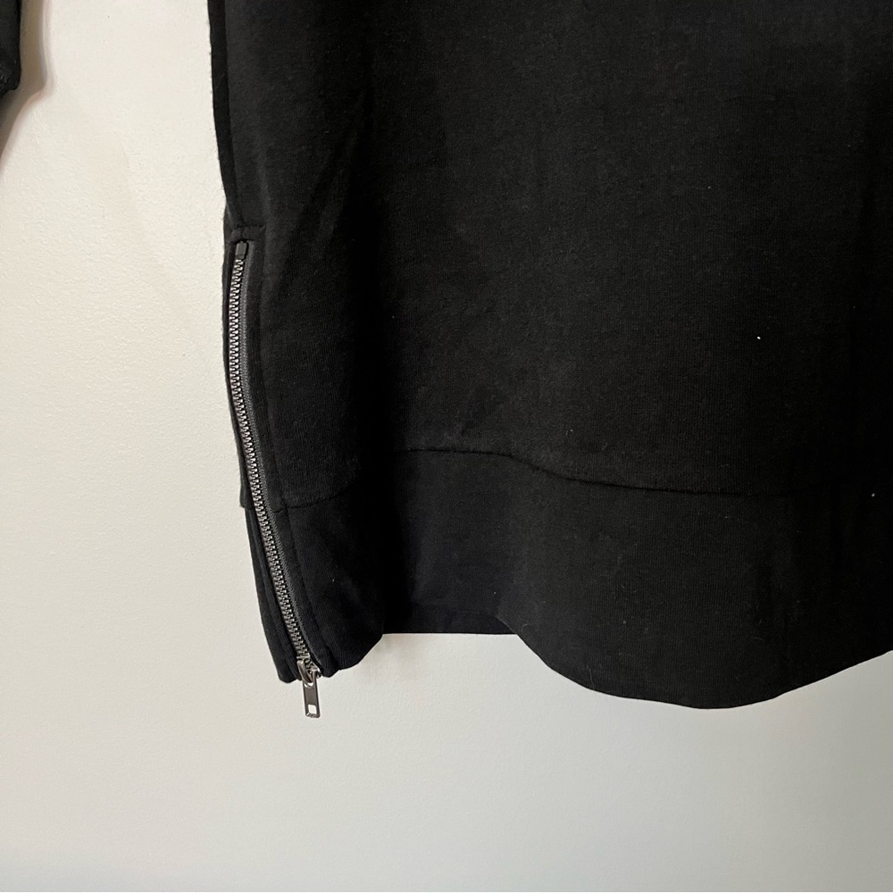 Funnel-Neck Sweatshirt Dress - Picture 5 of 8